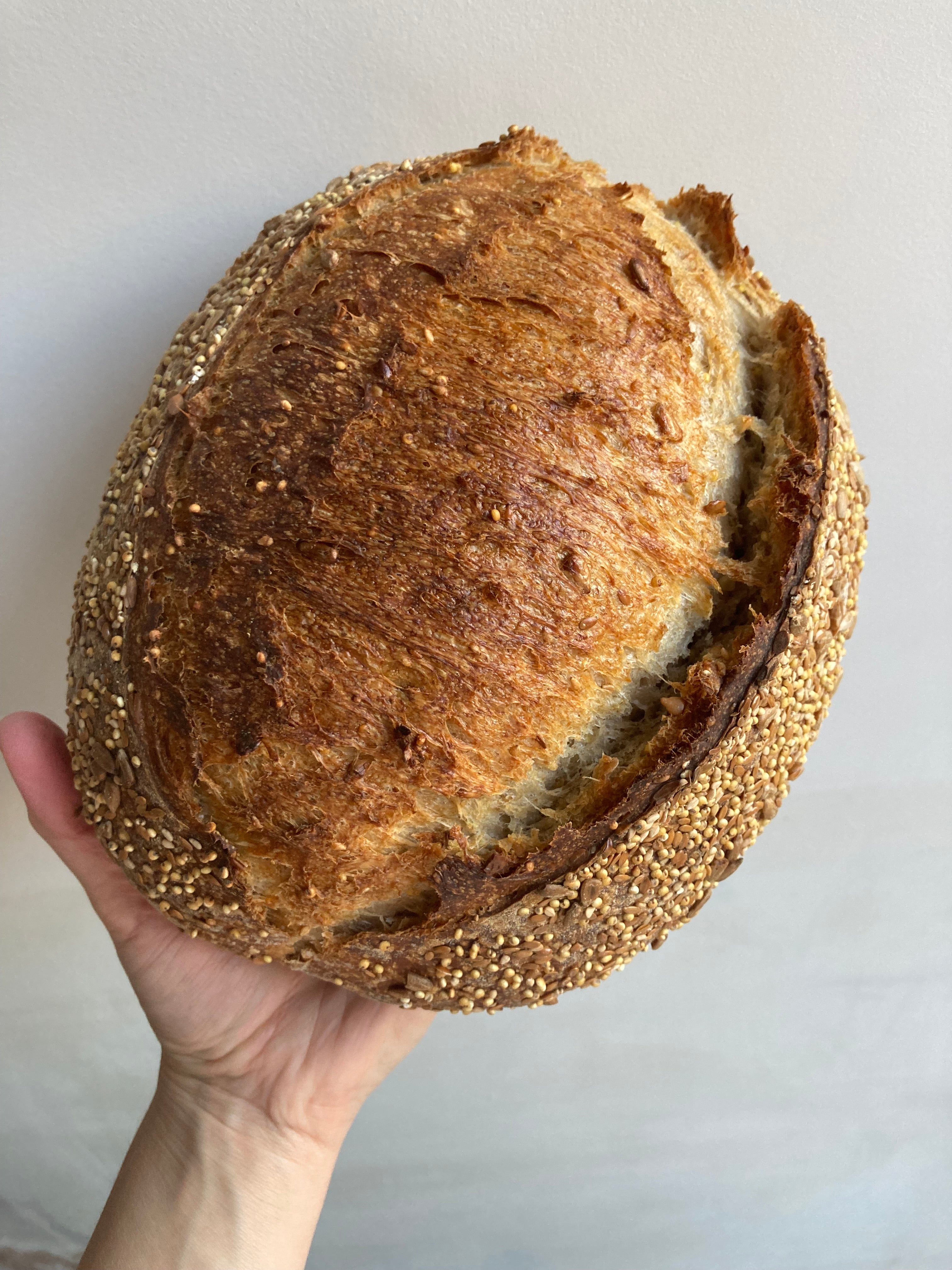Seedy sourdough